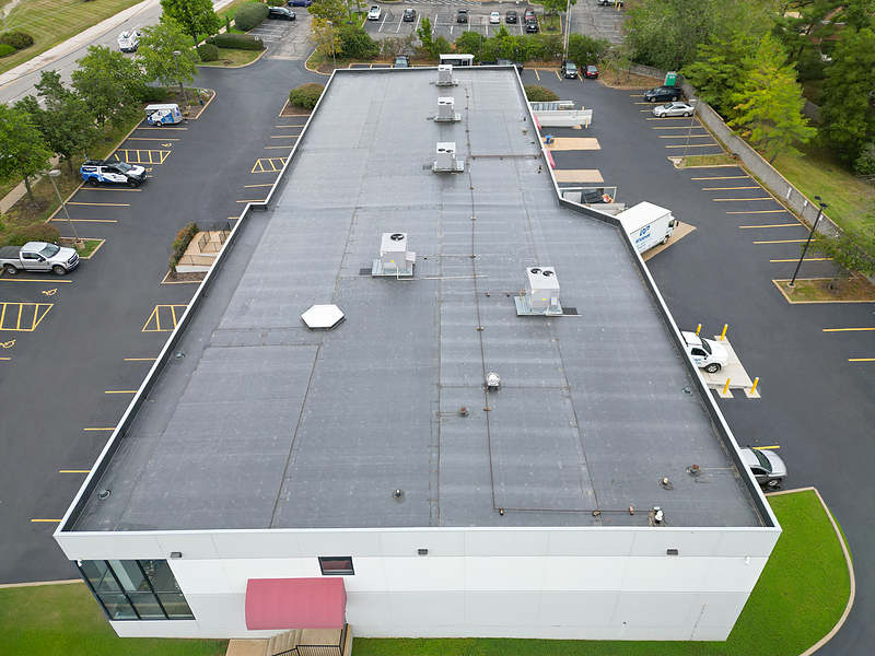EPDM Commercial Roof by Frederic Roofing
